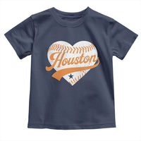Houston Clutch City Toddler T Shirt Baseball Heart Varsity Script Vintage Sports Fans