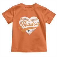 Houston Clutch City Toddler T Shirt Baseball Heart Varsity Script Vintage Sports Fans