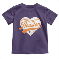 Houston Clutch City Toddler T Shirt Baseball Heart Varsity Script Vintage Sports Fans