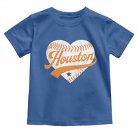 Houston Clutch City Toddler T Shirt Baseball Heart Varsity Script Vintage Sports Fans
