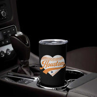 Houston Clutch City Tumbler Cup Baseball Heart Varsity Script Vintage Sports Fans