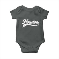 Retro Houston Baby Onesie Varsity Script Vintage Sports Jersey Style 80s 90s