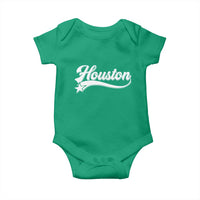 Retro Houston Baby Onesie Varsity Script Vintage Sports Jersey Style 80s 90s