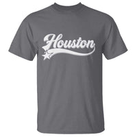Retro Houston T Shirt Varsity Script Vintage Sports Jersey Style 80s 90s