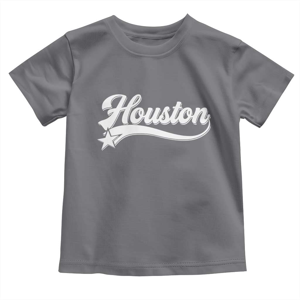 Retro Houston Toddler T Shirt Varsity Script Vintage Sports Jersey Style 80s 90s
