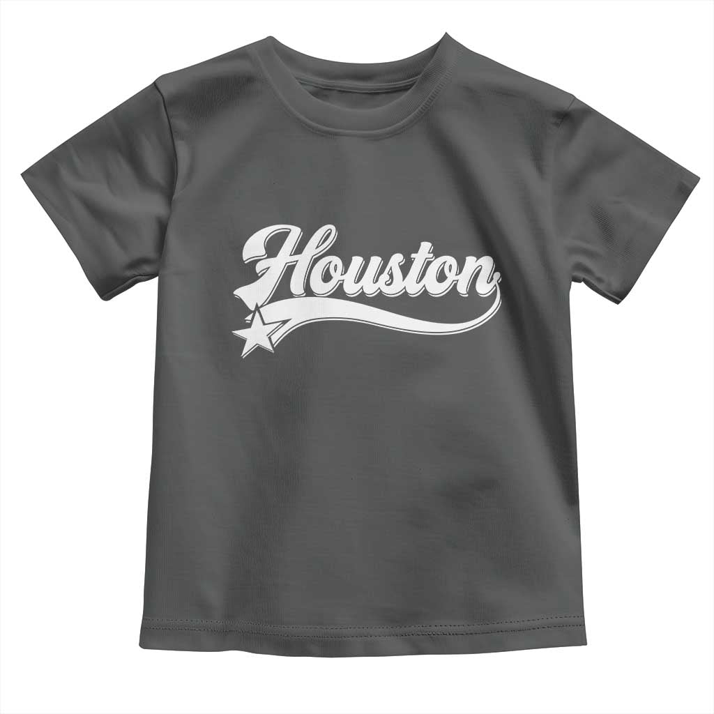 Retro Houston Toddler T Shirt Varsity Script Vintage Sports Jersey Style 80s 90s