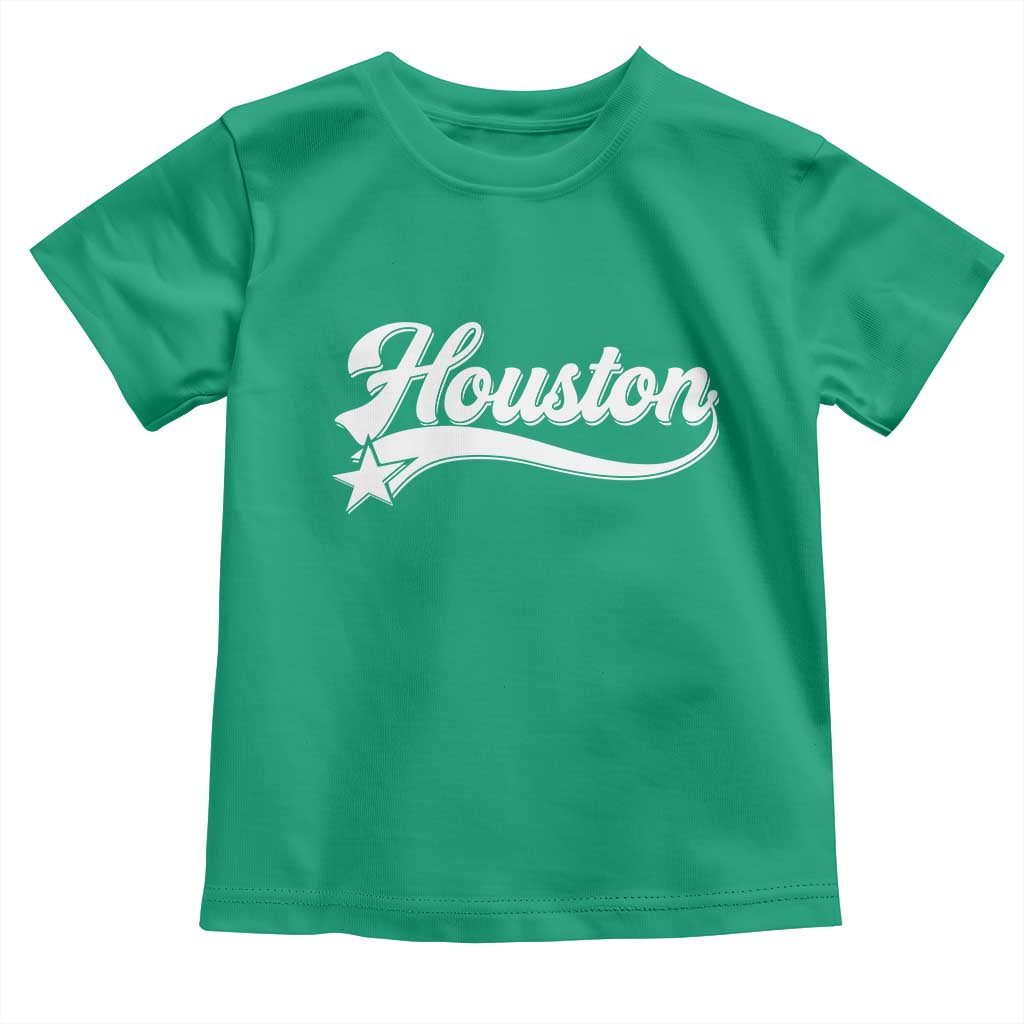Retro Houston Toddler T Shirt Varsity Script Vintage Sports Jersey Style 80s 90s