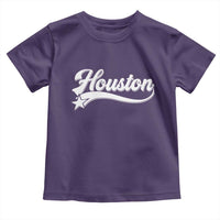 Retro Houston Toddler T Shirt Varsity Script Vintage Sports Jersey Style 80s 90s