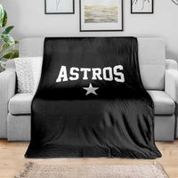 Vintage Astro Varsity Name Throw Blanket Retro Throwback Athletic Sports Style 80s 90s