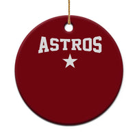 Vintage Astro Varsity Name Ceramic Ornament Retro Throwback Athletic Sports Style 80s 90s