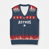 Vintage Astro Varsity Name V-Neck Knit Sweater Vest Retro Throwback Athletic Sports Style 80s 90s