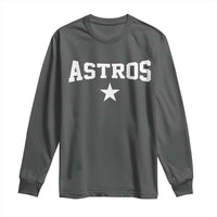 Vintage Astro Varsity Name Long Sleeve Shirt Retro Throwback Athletic Sports Style 80s 90s