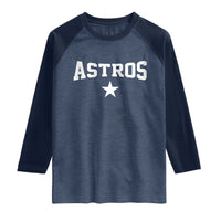 Vintage Astro Varsity Name Raglan Shirt Retro Throwback Athletic Sports Style 80s 90s