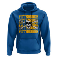 Pittsburgh Lovers Hoodie Retro Pennsylvania Steel City Pirate Skull