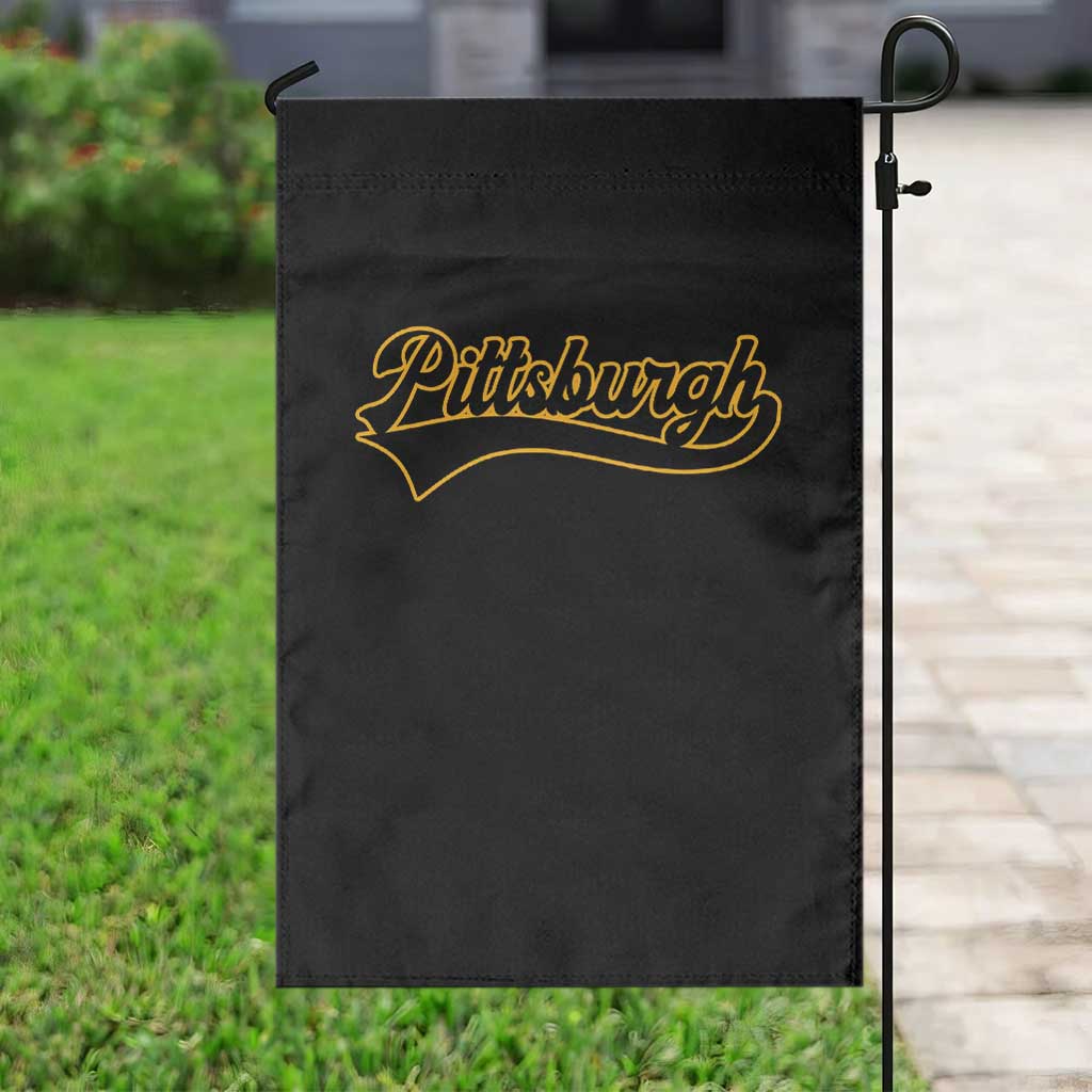 Vintage Pittsburgh Garden Flag Varsity Script Retro Sports Jersey Style Baseball Fans