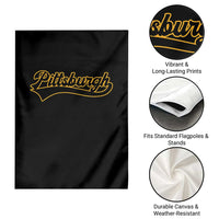 Vintage Pittsburgh Garden Flag Varsity Script Retro Sports Jersey Style Baseball Fans