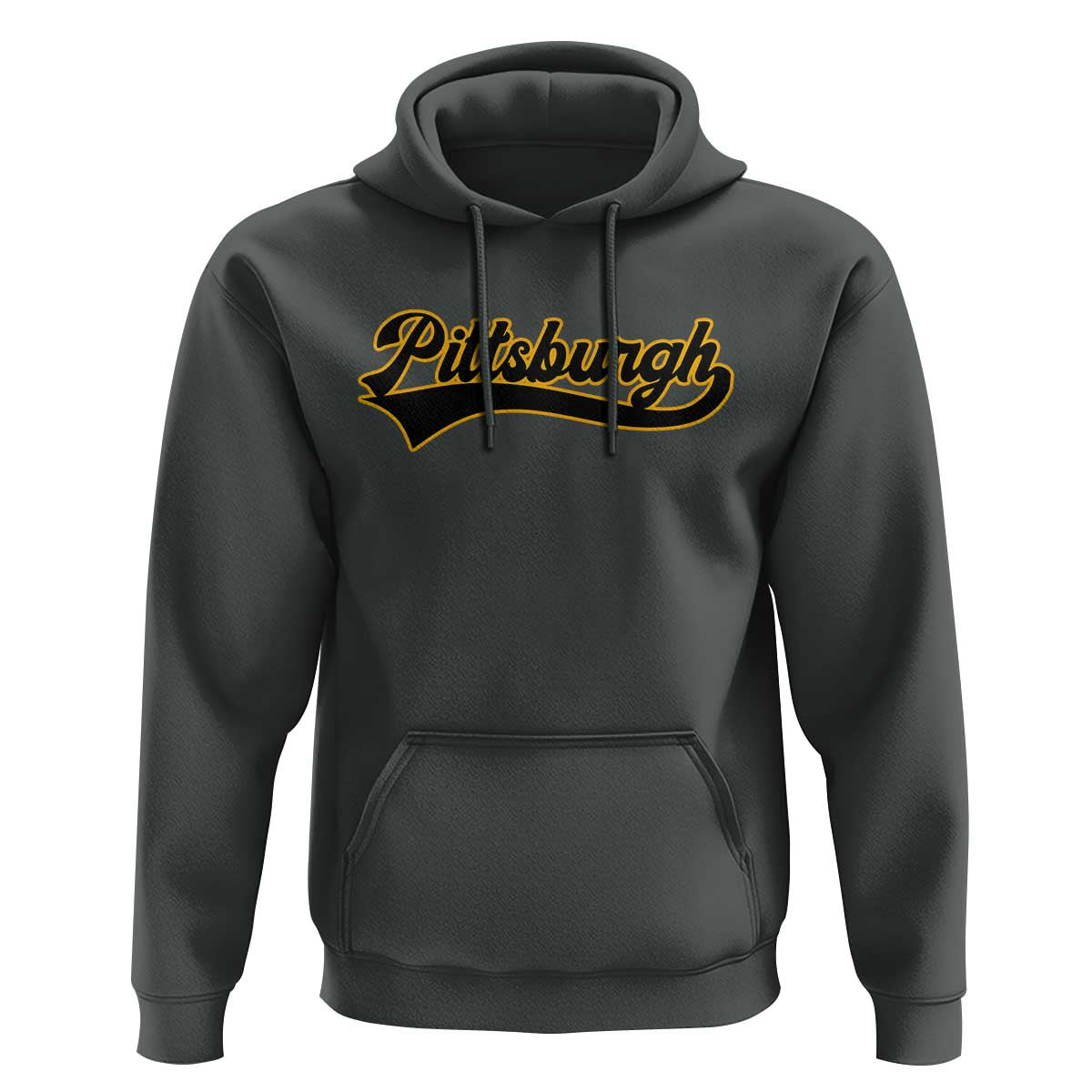 Vintage Pittsburgh Hoodie Varsity Script Retro Sports Jersey Style Baseball Fans