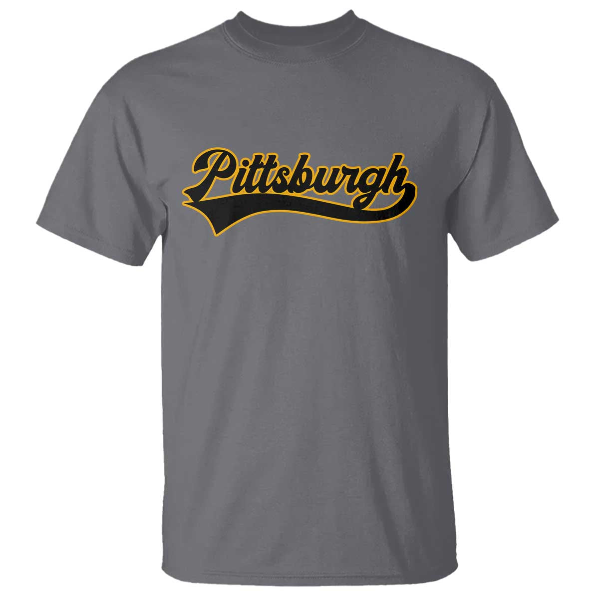 Vintage Pittsburgh T Shirt Varsity Script Retro Sports Jersey Style Baseball Fans