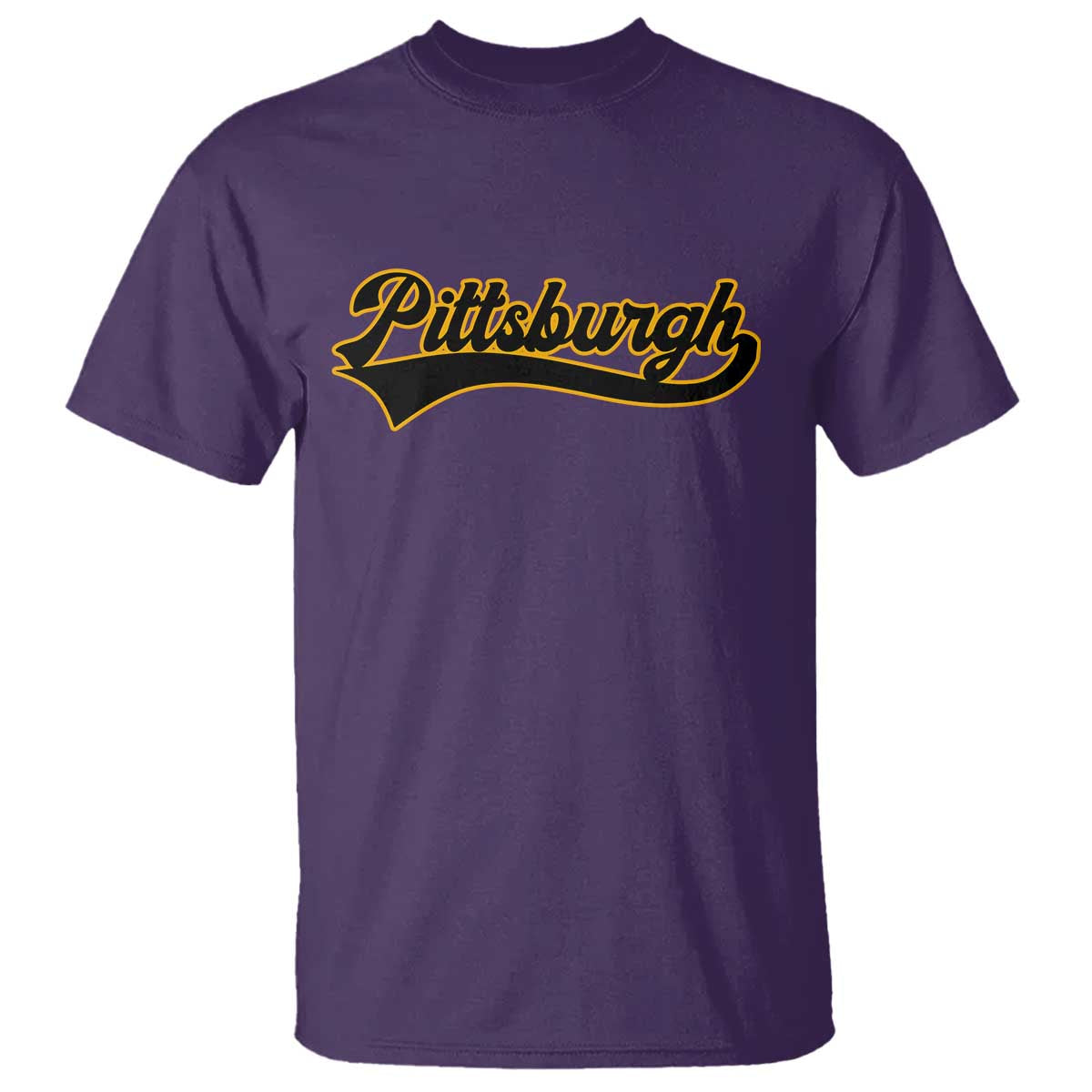 Vintage Pittsburgh T Shirt Varsity Script Retro Sports Jersey Style Baseball Fans