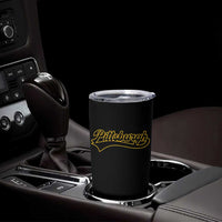 Vintage Pittsburgh Tumbler Cup Varsity Script Retro Sports Jersey Style Baseball Fans