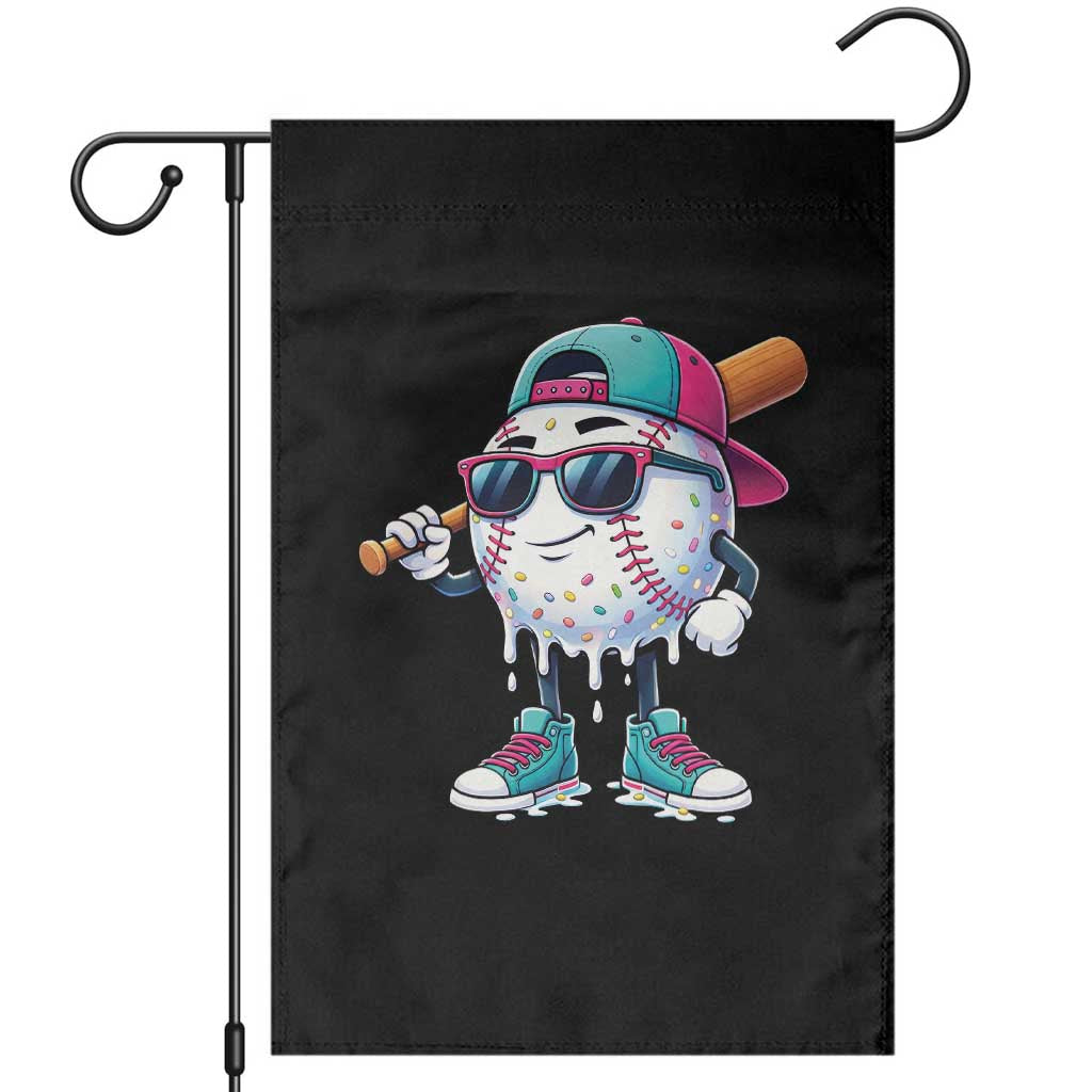 Baseball Life Style Garden Flag Youth Drip Baseball Boys Kid