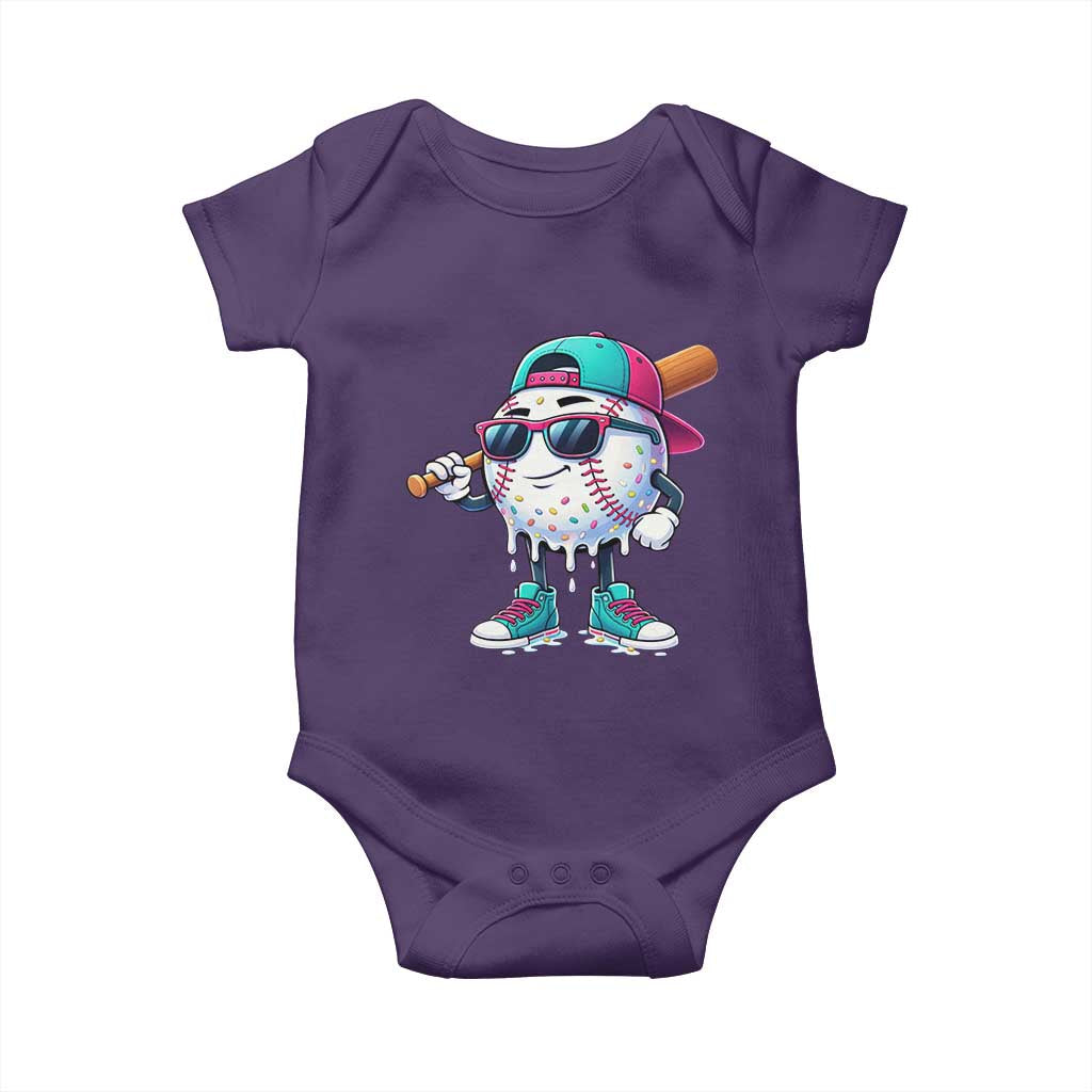 Baseball Life Style Baby Onesie Youth Drip Baseball Boys Kid
