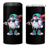 Baseball Life Style 4 in 1 Can Cooler Tumbler Youth Drip Baseball Boys Kid