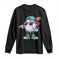 Baseball Life Style Long Sleeve Shirt Youth Drip Baseball Boys Kid
