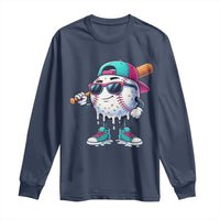 Baseball Life Style Long Sleeve Shirt Youth Drip Baseball Boys Kid