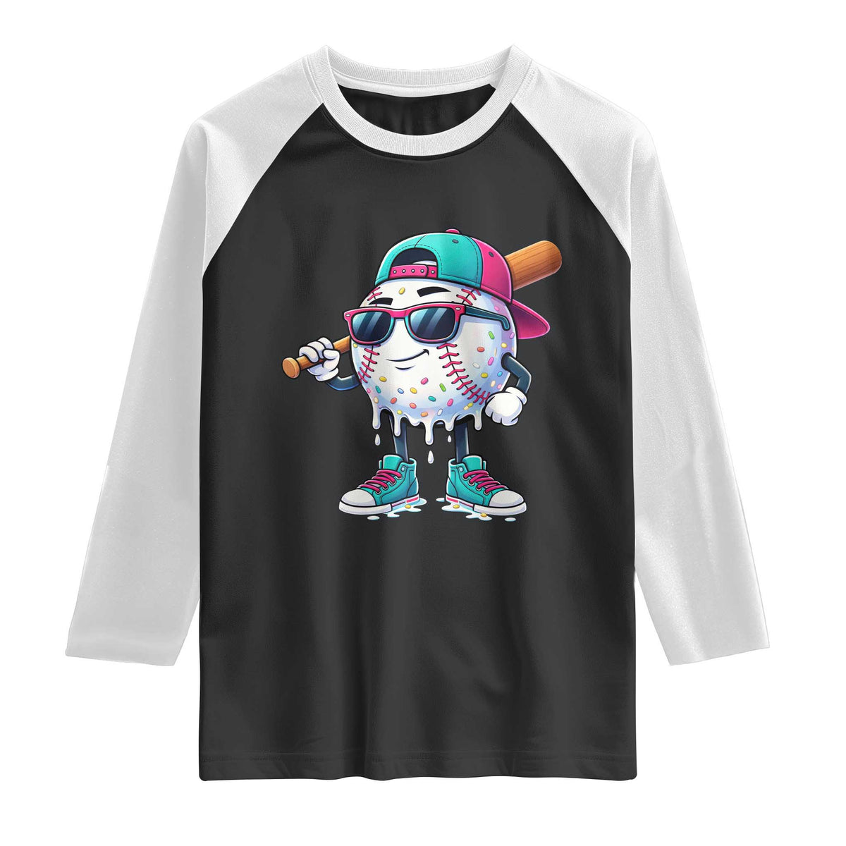 Baseball Life Style Raglan Shirt Youth Drip Baseball Boys Kid