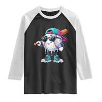 Baseball Life Style Raglan Shirt Youth Drip Baseball Boys Kid