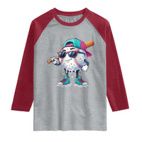 Baseball Life Style Raglan Shirt Youth Drip Baseball Boys Kid