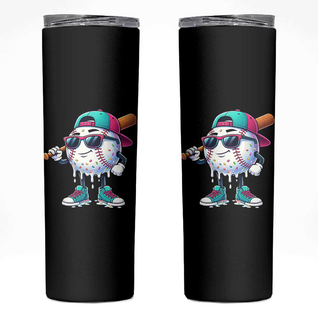 Baseball Life Style Skinny Tumbler Youth Drip Baseball Boys Kid