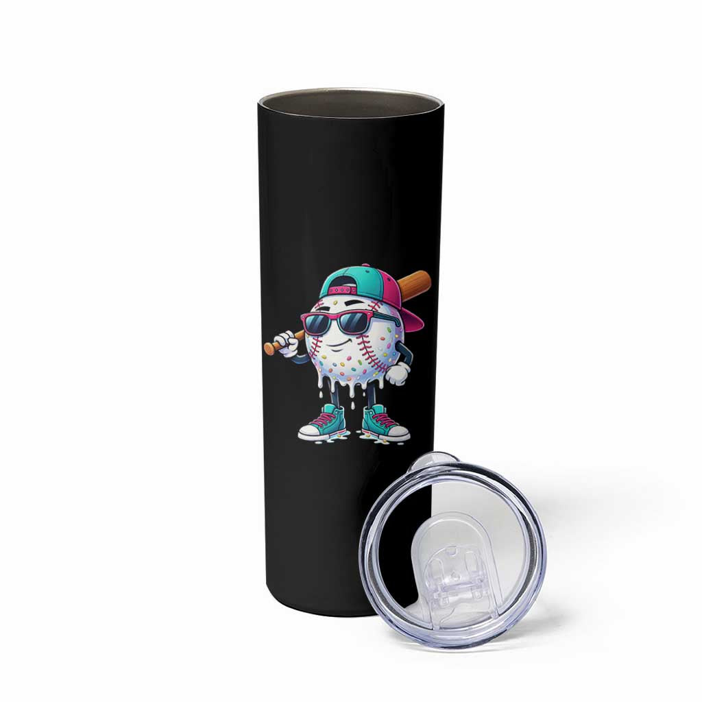 Baseball Life Style Skinny Tumbler Youth Drip Baseball Boys Kid