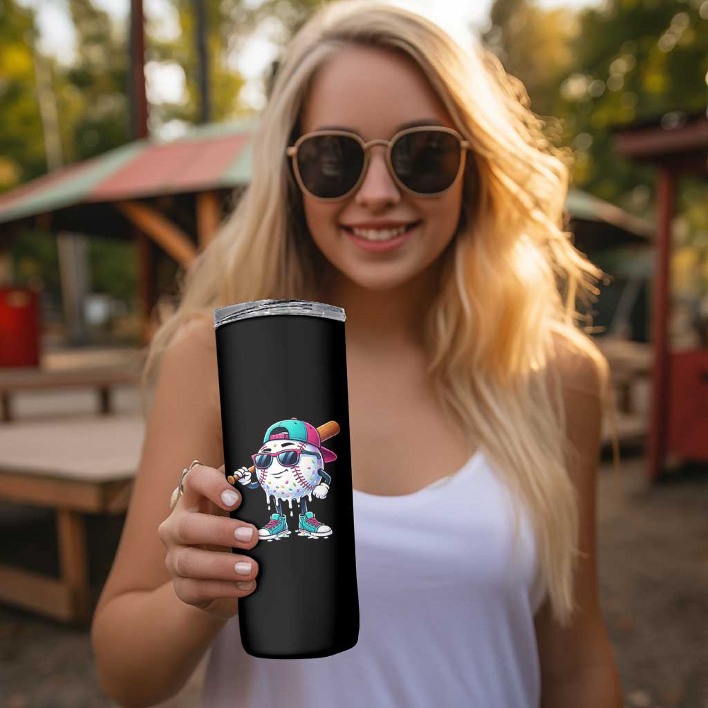Baseball Life Style Skinny Tumbler Youth Drip Baseball Boys Kid