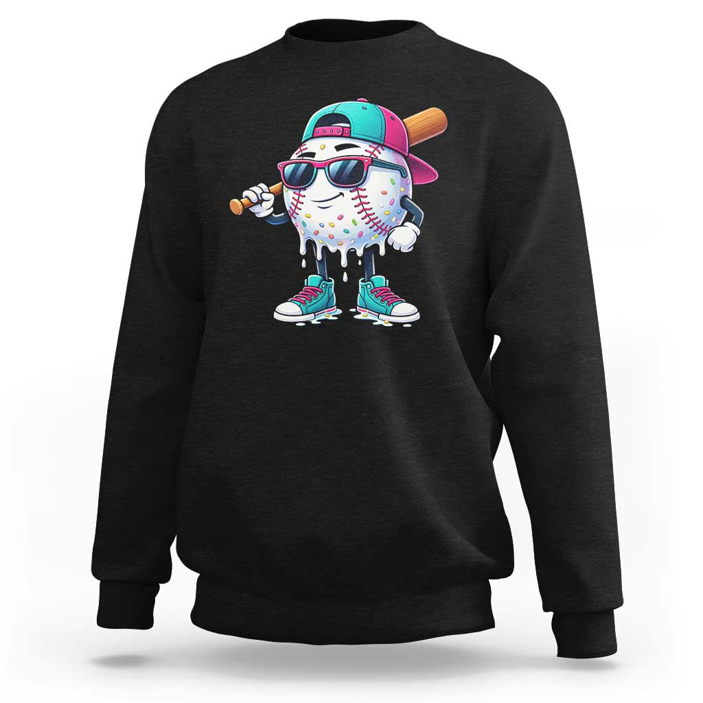 Baseball Life Style Sweatshirt Youth Drip Baseball Boys Kid