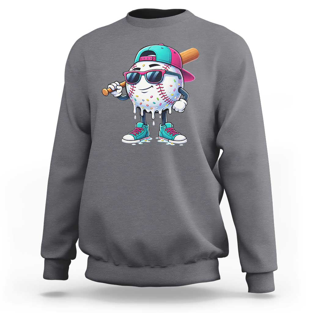 Baseball Life Style Sweatshirt Youth Drip Baseball Boys Kid