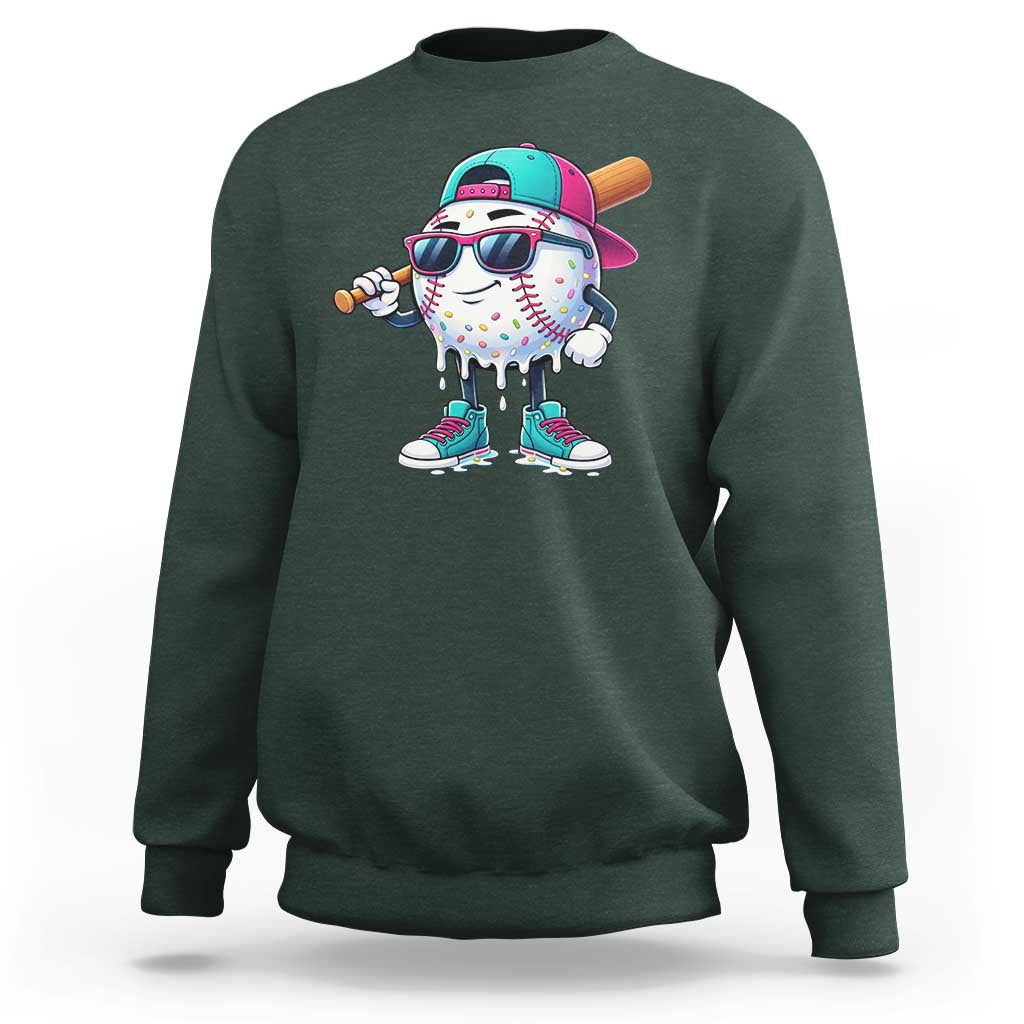 Baseball Life Style Sweatshirt Youth Drip Baseball Boys Kid