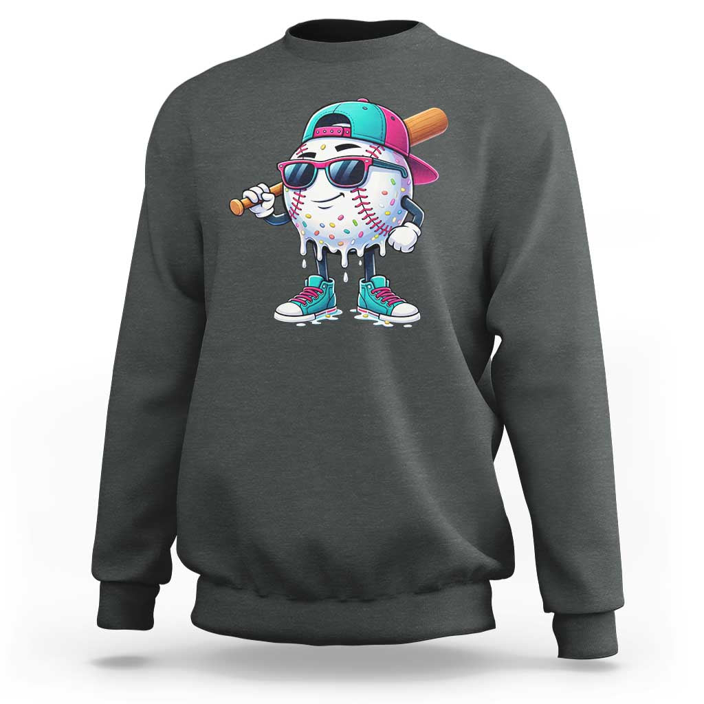 Baseball Life Style Sweatshirt Youth Drip Baseball Boys Kid