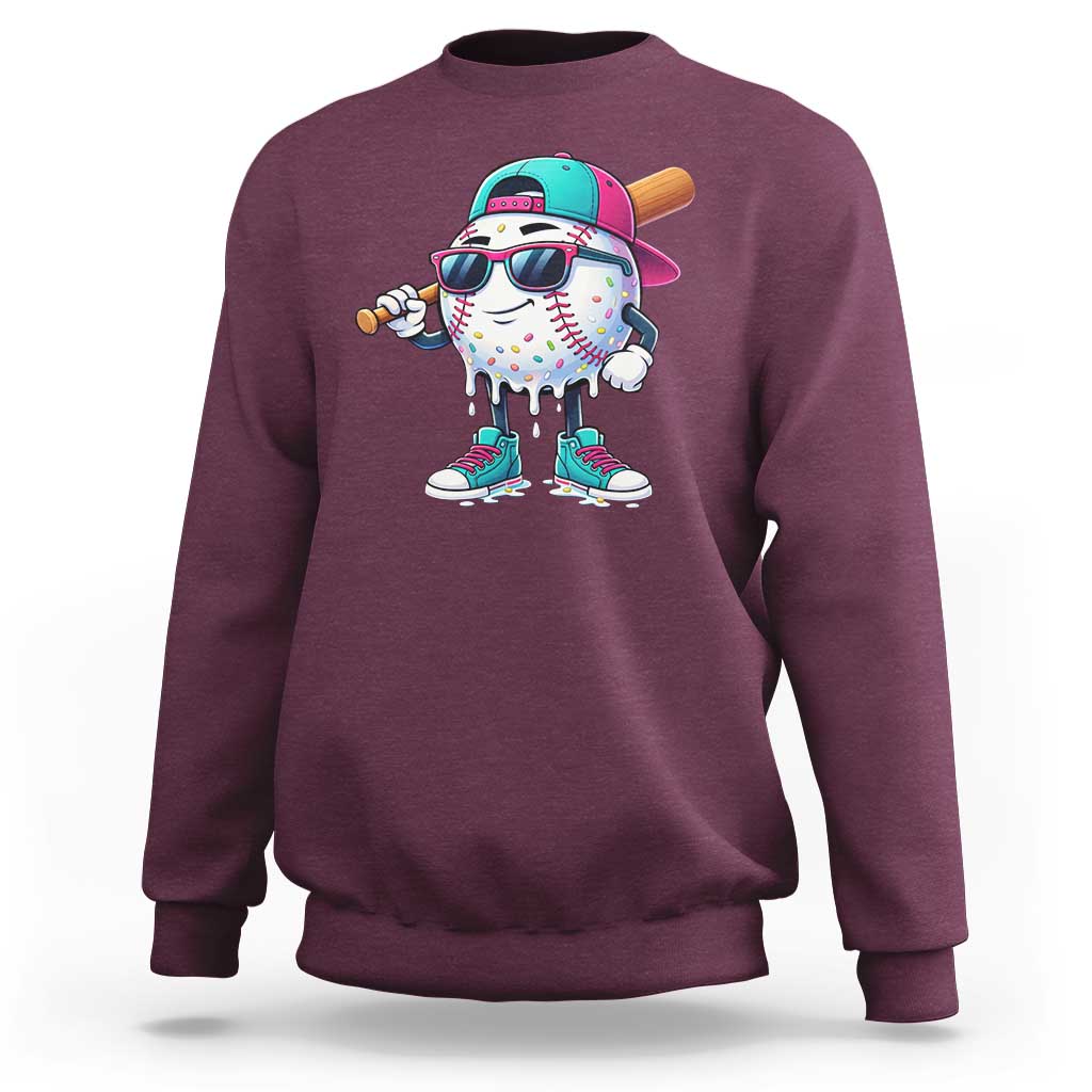 Baseball Life Style Sweatshirt Youth Drip Baseball Boys Kid