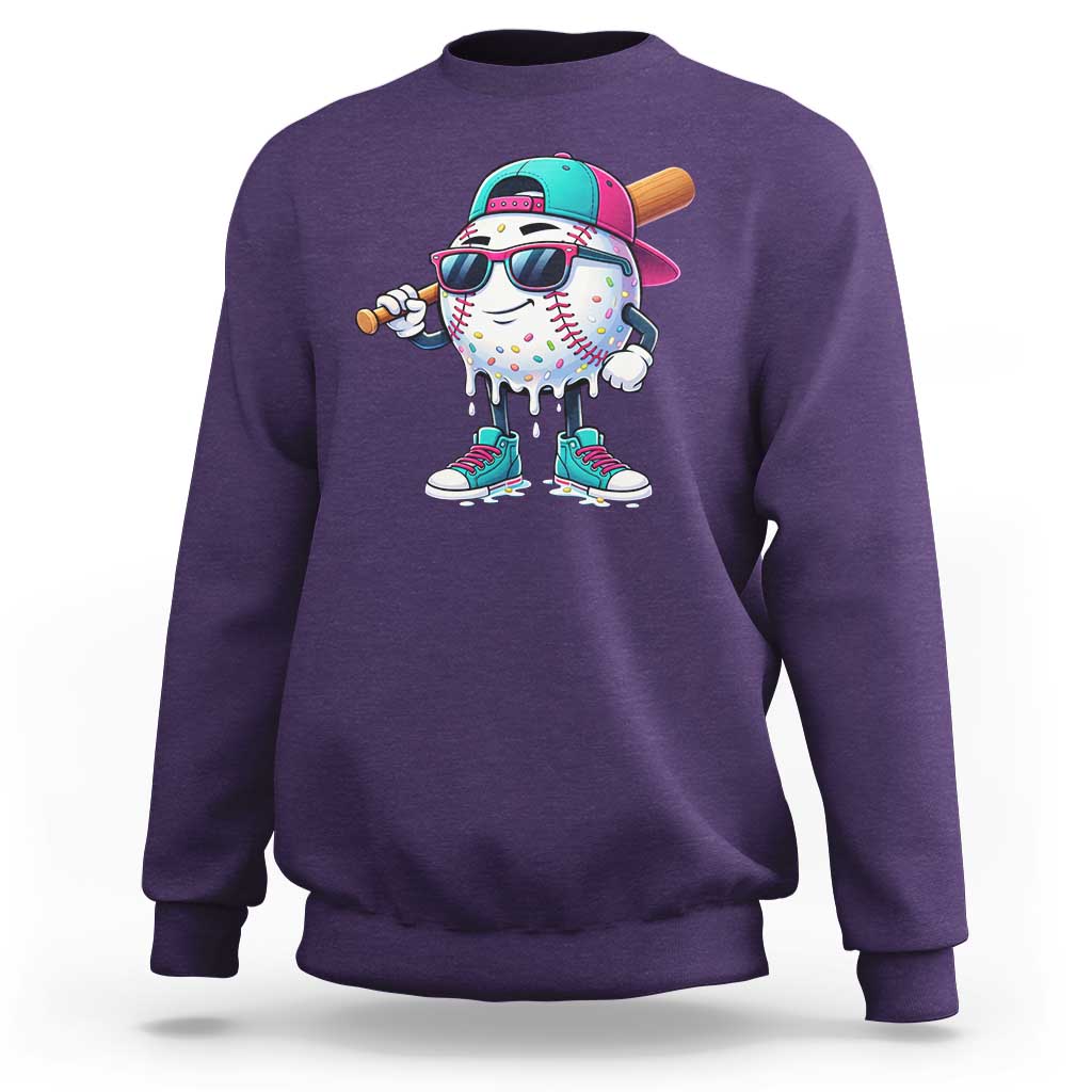 Baseball Life Style Sweatshirt Youth Drip Baseball Boys Kid