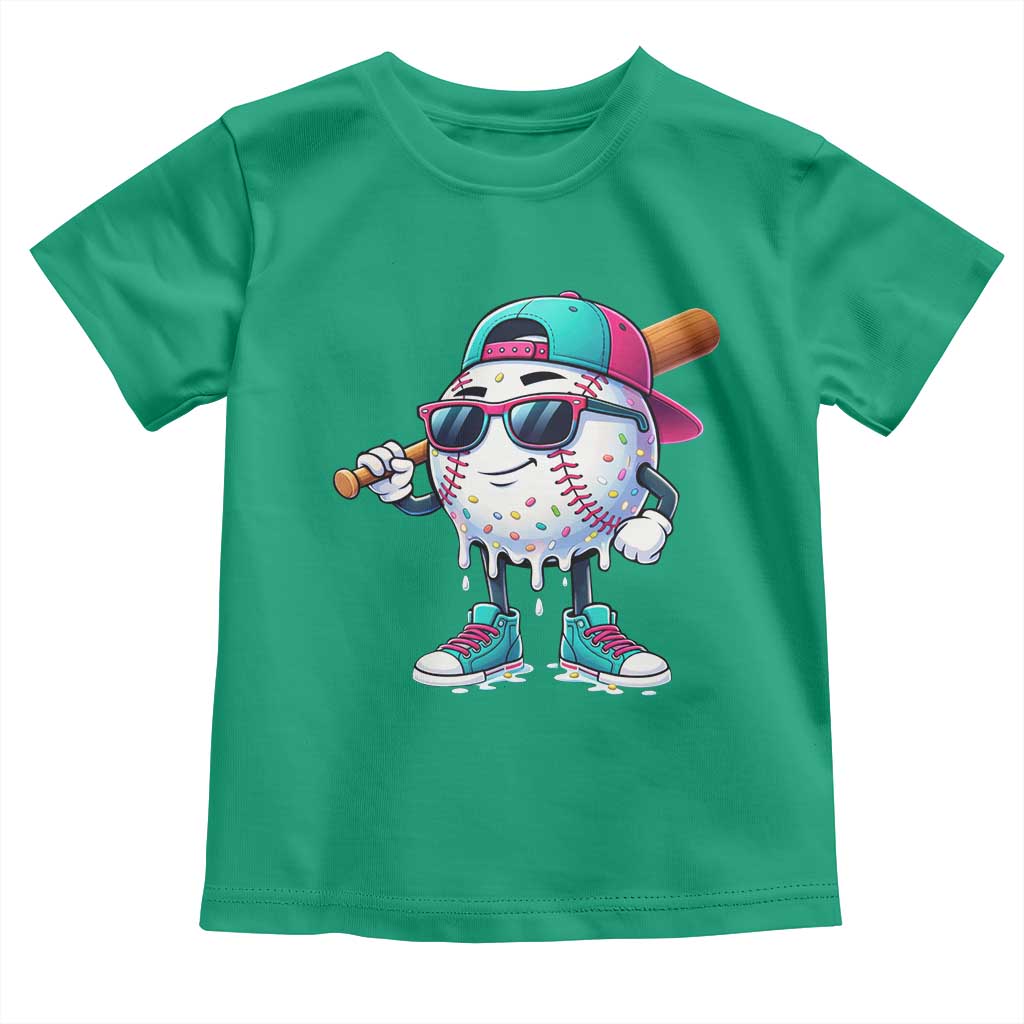Baseball Life Style Toddler T Shirt Youth Drip Baseball Boys Kid