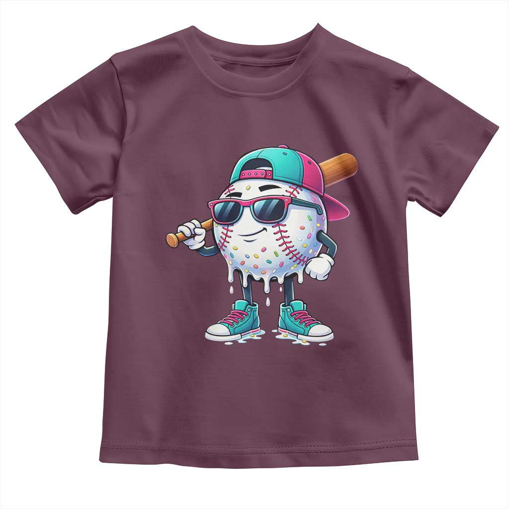 Baseball Life Style Toddler T Shirt Youth Drip Baseball Boys Kid