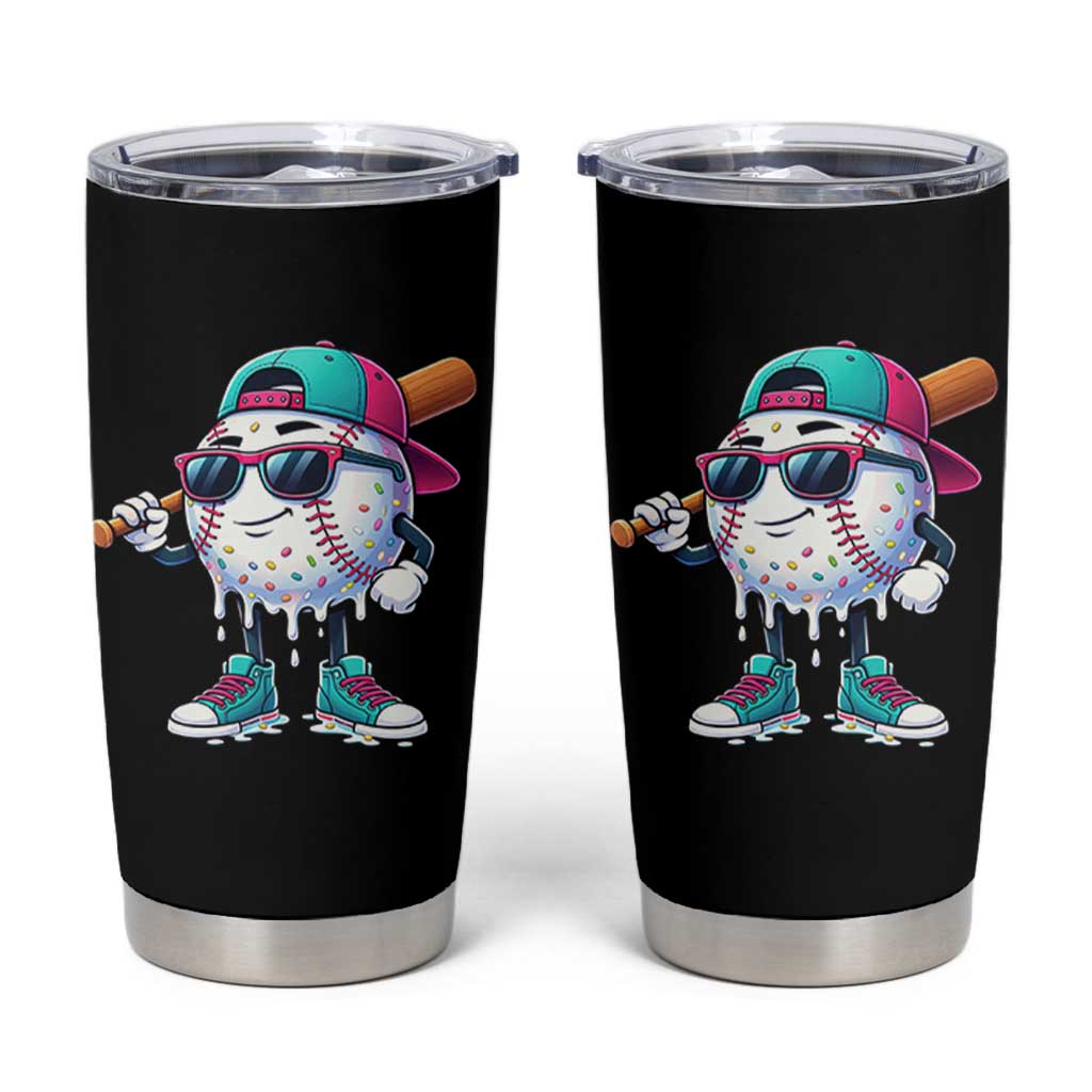 Baseball Life Style Tumbler Cup Youth Drip Baseball Boys Kid