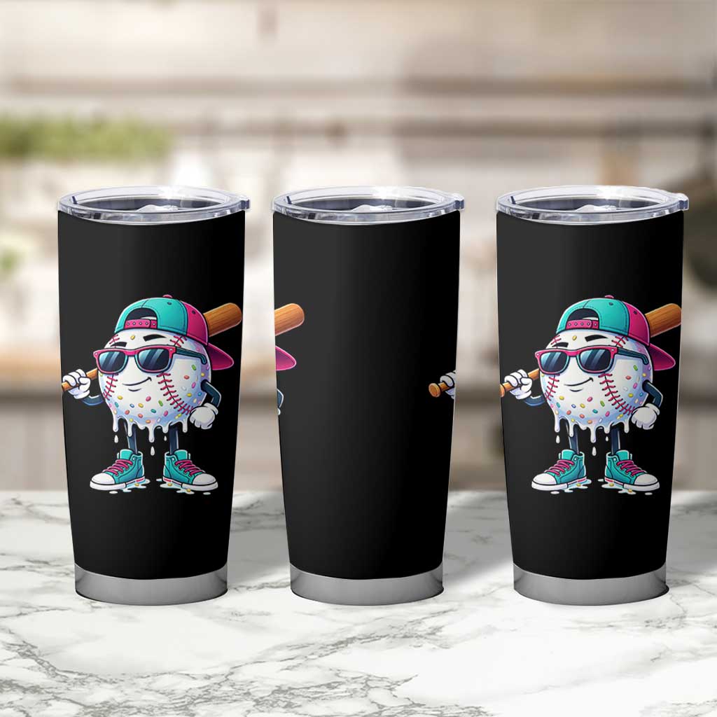 Baseball Life Style Tumbler Cup Youth Drip Baseball Boys Kid