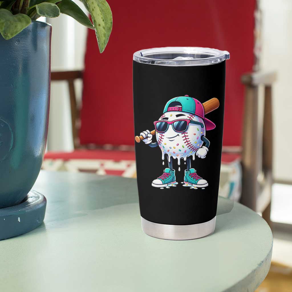 Baseball Life Style Tumbler Cup Youth Drip Baseball Boys Kid