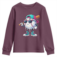 Baseball Life Style Youth Sweatshirt Youth Drip Baseball Boys Kid