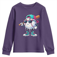 Baseball Life Style Youth Sweatshirt Youth Drip Baseball Boys Kid