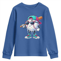 Baseball Life Style Youth Sweatshirt Youth Drip Baseball Boys Kid