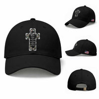 Christian Floral Cross Affirmation Baseball Cap Bible Verse Inspirational Faith Girl Christening Floral